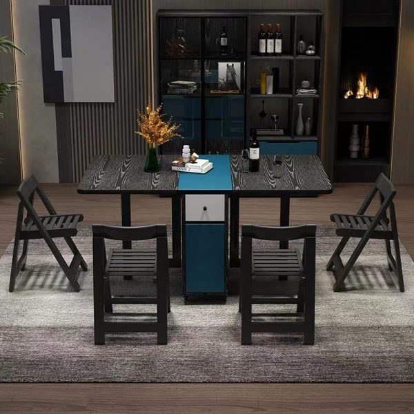 nathadia design foldable dining table set