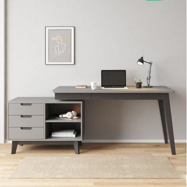 bureau desk with shelves