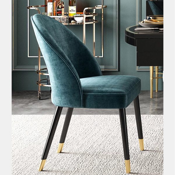 mink fabric dining chairs