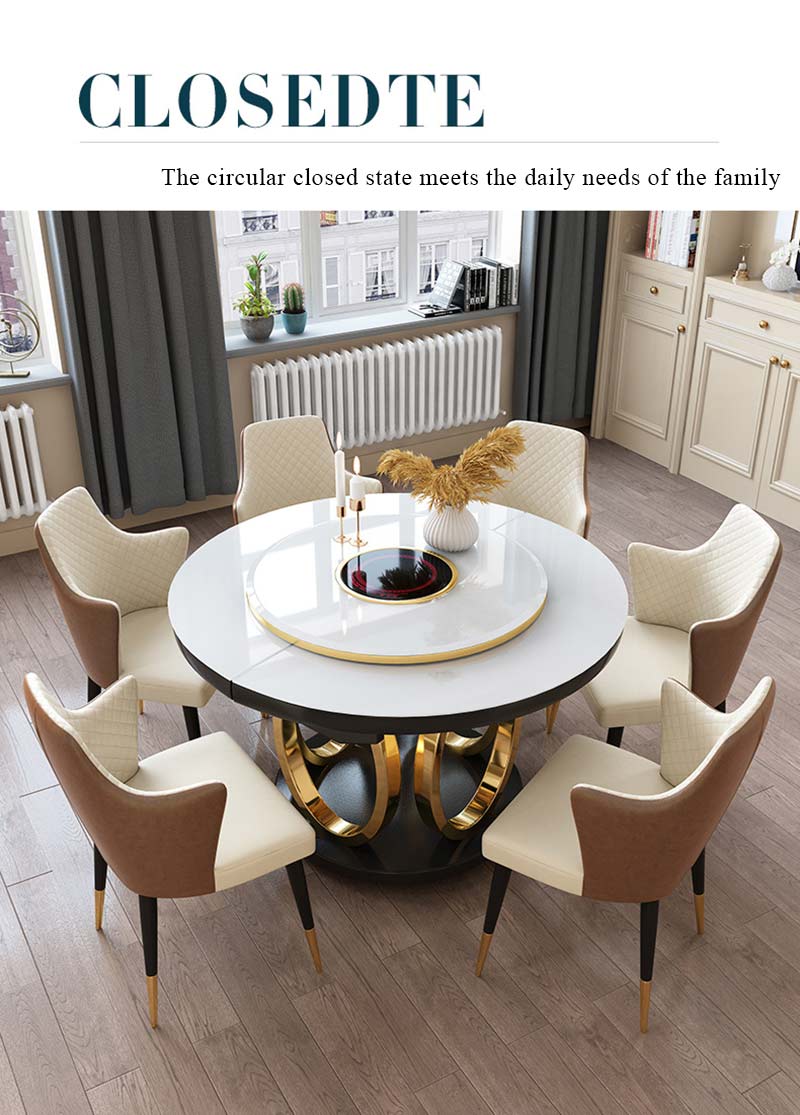 circular kitchen table and chairs