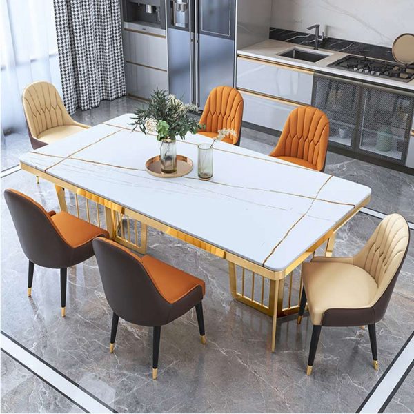 marble stone dining set