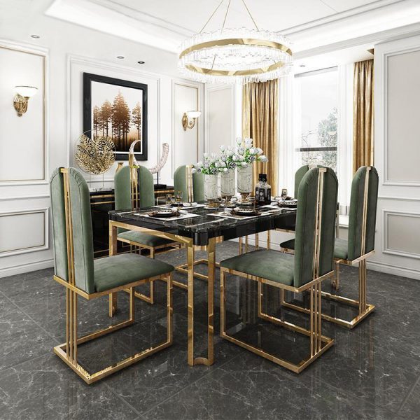 luxe dining chairs