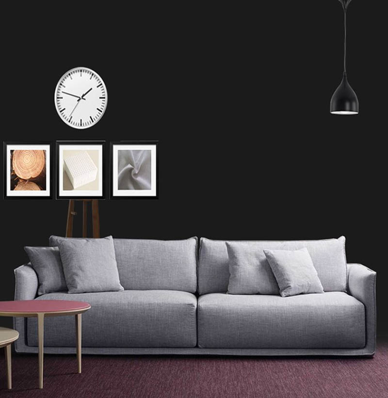Nordic Minimalist Living Latex Sofa Addin