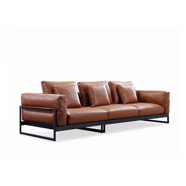 modern 4 seater leather sofa