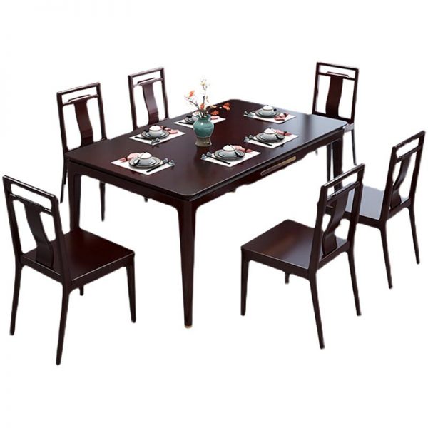 modern 6 chair dining table