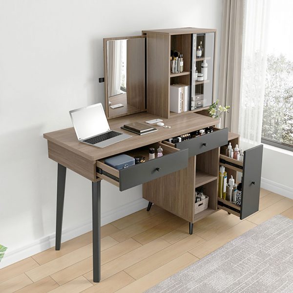 desk with pull out desk