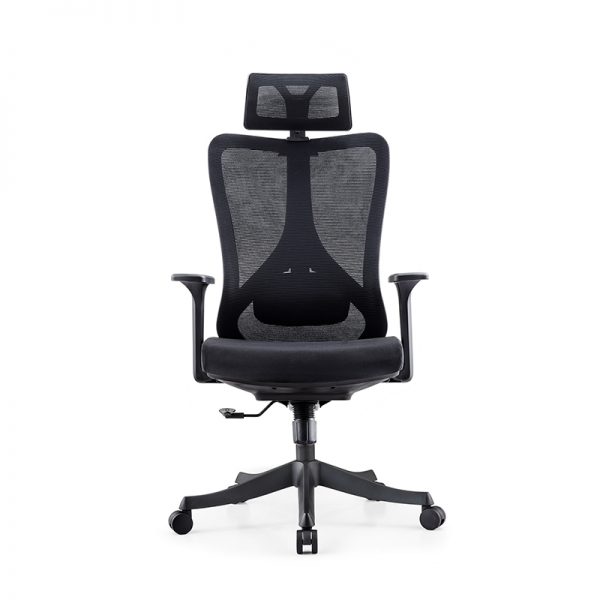 black desk chair