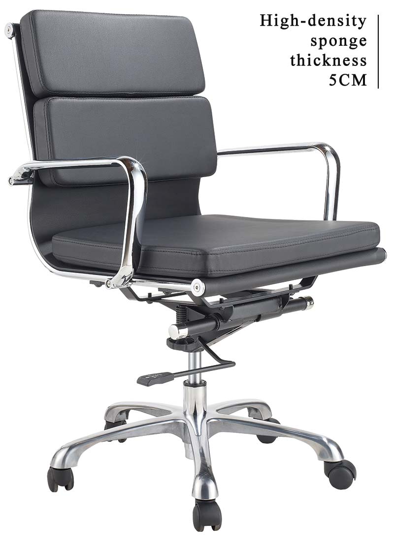 modern black office chair