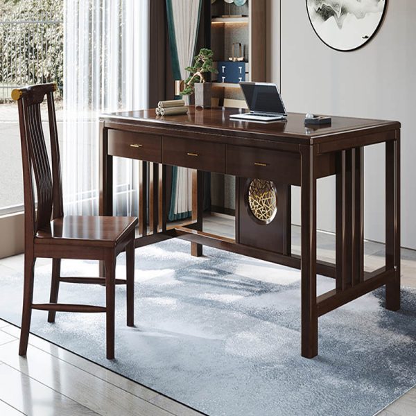 solid wood office desk furniture