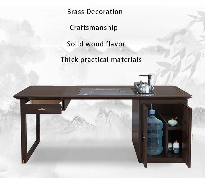 chinese wooden tea table