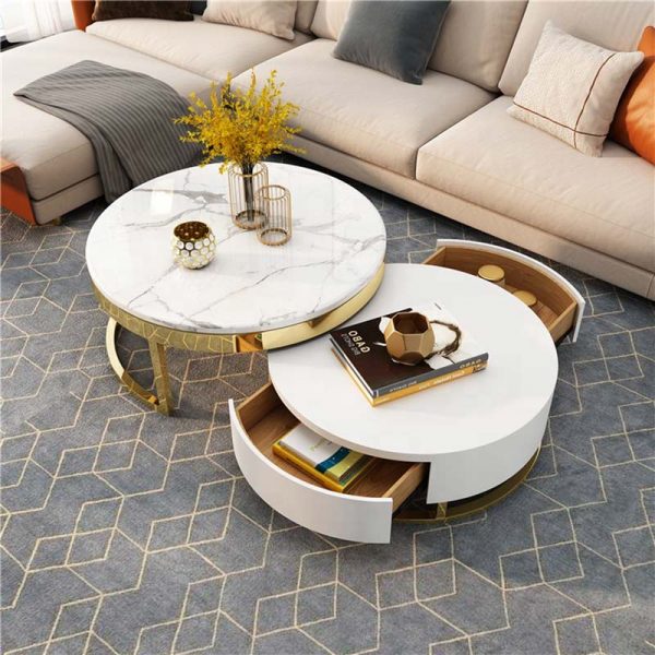 high end coffee table set