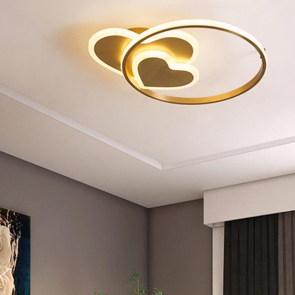 heart shape ceiling light