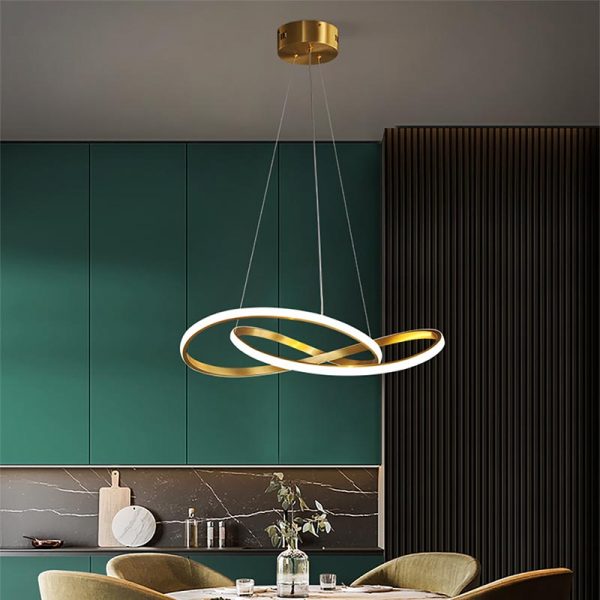 swirl led pendant light