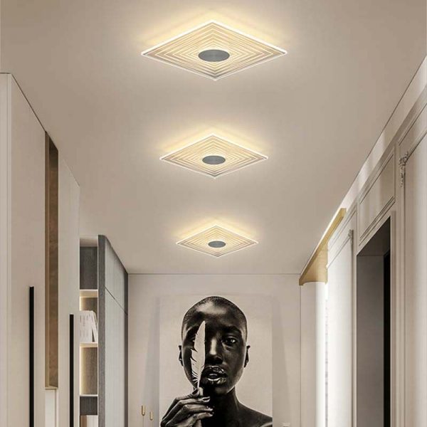 led sculptural ceiling light