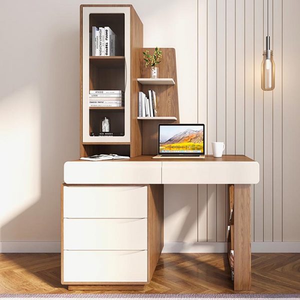 desk with shelf storage