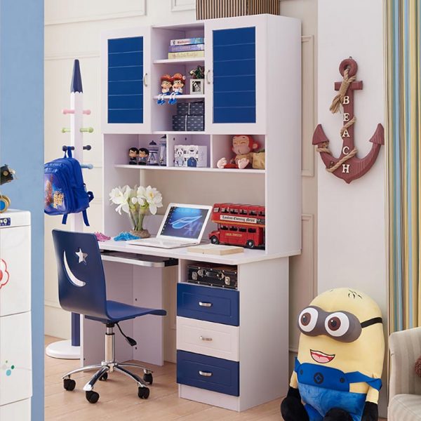 childrens desk and storage