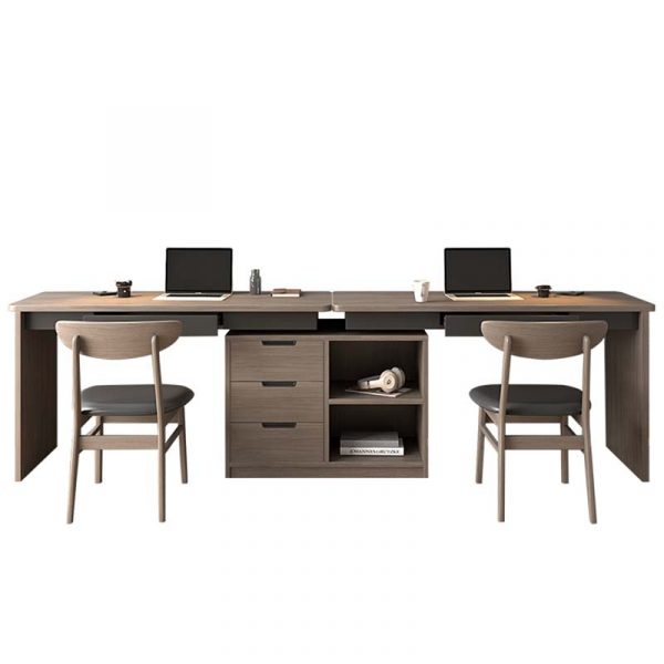 black oak computer desk