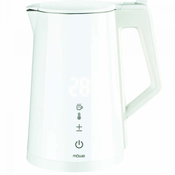 black kettle with temperature control