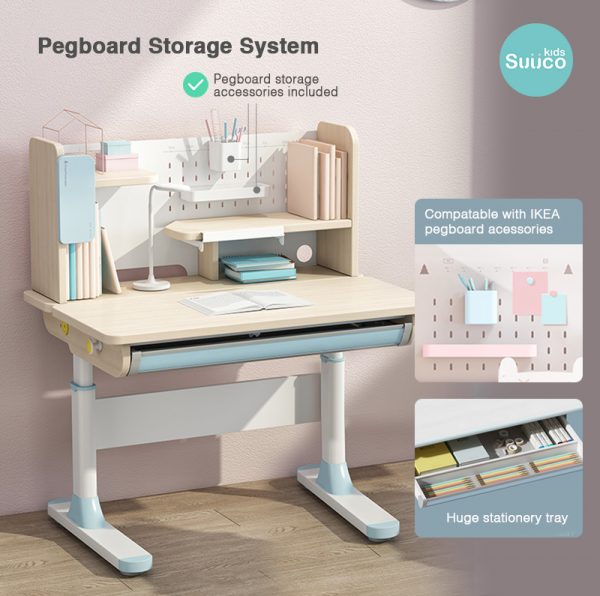 height adjustable ergonomic study desk