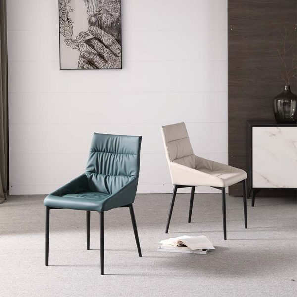 pu leather dining chairs